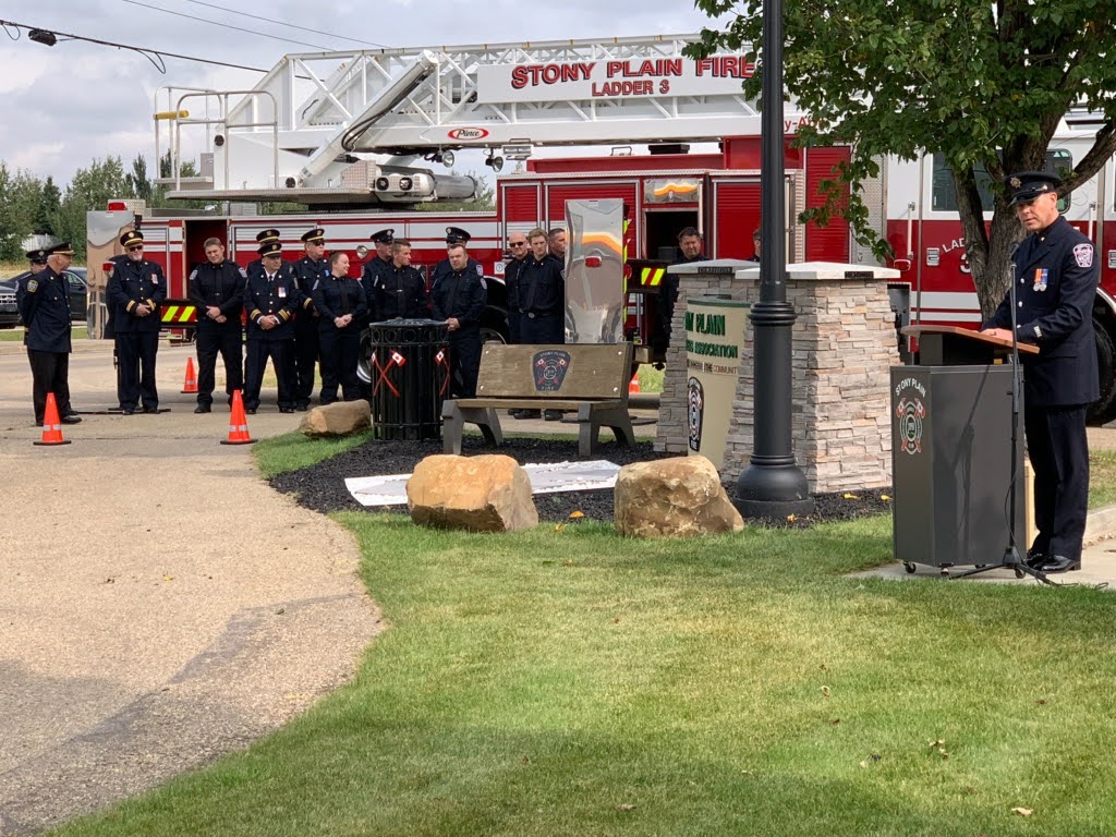 We were in Stony Plain, Alberta for the 2020 Canadian Fallen Firefighters Memorial