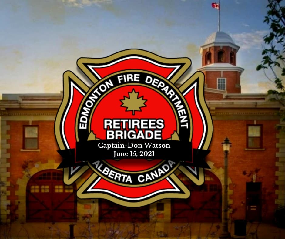 Retired Captain Don Watson passed away