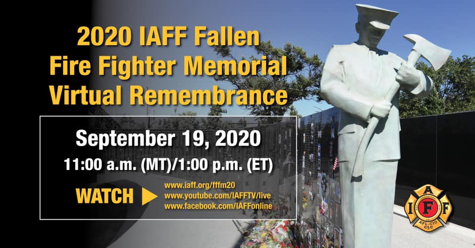 2020 IAFF Fallen Firefighter Memorial  