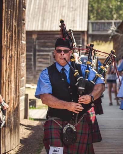 Band Pipe instructor George Ritchie