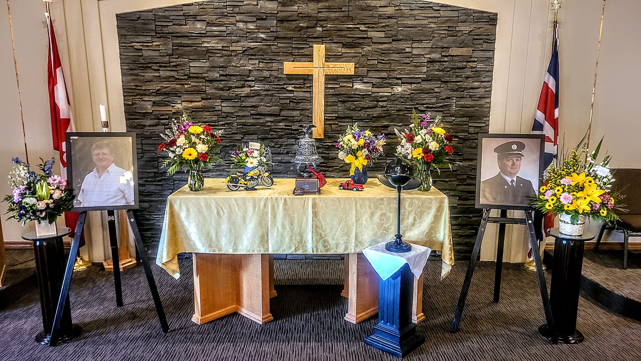 Retired Chief of Services LeRoy Carlson funeral